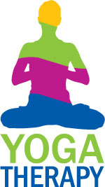 yoga-therapy sitting image with words